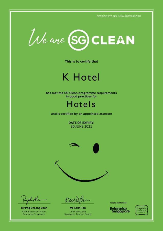 K Hotel 싱가포르 외부 사진